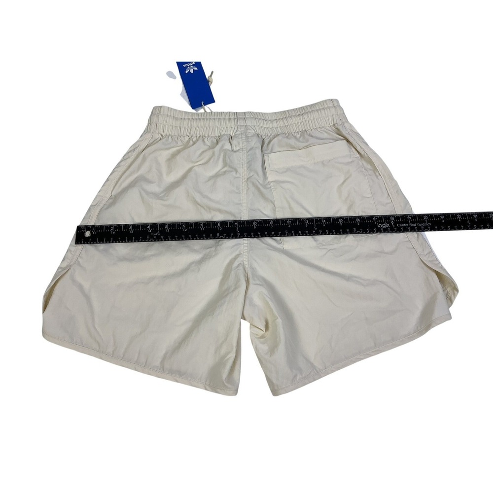 Adidas Originals Men's XS Sprinter Shorts Cream White 3 Stripe New With Tags - Picture 11 of 12